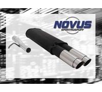 Scarico sportivo NOVUS gruppo N ESD 2x 90mm GP design per VW Passat 3B / 3BG
