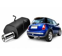 Scarico Sportivo per Mini One + Cooper R50 R53 80mm Con Ammortizzatore