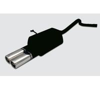 Ulter Sport 122-205/07-2 Scarico sportivo adatto per Renault Megane II HB 1.4 59/72/74kW/1.6 16v 81/85kW/1.5 59/74kW/1.9 dCi 66/88kW 2002-2007 2x80mm