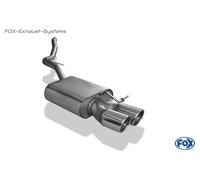 Scarico Sportivo Seat Leon 5F Pezzi 1.5l TSI Assale 2x90mm Arrotolato Obliquo