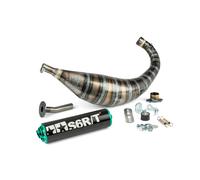 Scarico Stage6 R/T 80 - 90 Derbi Nero / Turchese