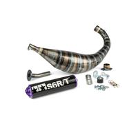 Scarico Stage6 R/T 80 - 90 Derbi Nero / Viola