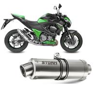Scarico Storm by Mivv Gp acciaio inox per Kawasaki Z 800 2013 > 2016