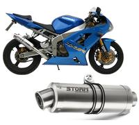 Scarico Storm by Mivv Gp acciaio inox per Kawasaki Zx-6 R 636 2003 > 2004