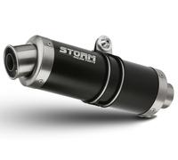 Scarico Storm by Mivv Gp Nero acciaio inox per Ktm 890 Duke 2020 > 2023