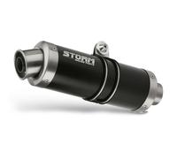 Scarico Storm by Mivv Gp Nero acciaio inox per Yamaha Yzf 1000 R1 1998 > 2001
