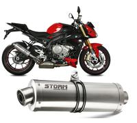 Terminale Scarico Storm by Mivv Oval acciaio inox per Bmw S 1000 R 2017 > 2020