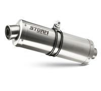 Terminale Scarico Storm by Mivv Oval acciaio per Honda Cbr 600 Rr 2003 > 2004