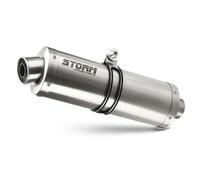 Terminale Scarico Storm by Mivv Oval acciaio per Honda Cbr 900 Rr 1992 > 1995