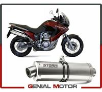 Scarico Storm by Mivv Oval acciaio inox per Honda Xlv Transalp 700 2008 08