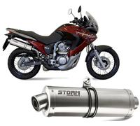 Scarico Storm by Mivv Oval acciaio inox per Honda Xlv Transalp 700 2008 > 2013