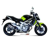 S.035.L7 - Terminale Scarico Marmitta Mivv Suono Steel Suzuki Gladius 650 2009>