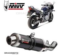 Terminale Scarico MIVV GP Nero Acciaio inox Suzuki Gsf 1250 Bandit 2007 > 2016