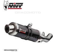 MIVV Terminale Scarico S.030.LXB GP Steel Black per Suzuki GSF 650 Bandit/GSX-F