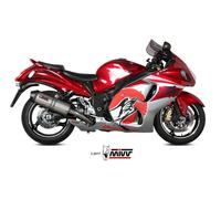 Scarico SUZUKI GSX-R 1300 HAYABUSA Mivv Oval Titanio con Coppa Carbonio