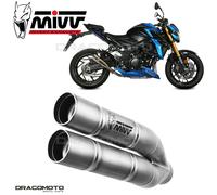 S.048.SDGX - Terminale Scarico Mivv DOUBLE GUN Inox SUZUKI GSX-S 750 (17-20)