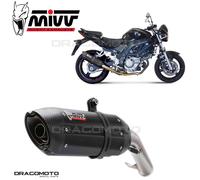 MIVV Silenziatore Suono – Acciaio inox, nero – per Suzuki SV 650 2004-2015