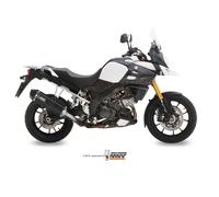 Scarico SUZUKI V-STROM 1000 Mivv Speed Edge Inox Nero S.042.LRB