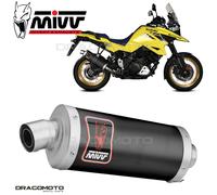 Sistema di scarico MIVV Dakar con EG-BE Acciaio inox / Acciaio inox nero