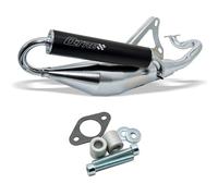 Scarico Tecnigas Q-TRE cromato Minarelli orizzontale - omologati