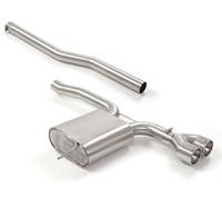 Scarico terminale posteriore terminali rotondi inox Ragazzon Mini F56 JCW 170 Kw