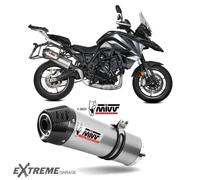Scarico Terminale MIVV Benelli TRK 702 / X 2023 2024 2025 INOX Slip On Oval