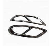 Scarico Terminale Per Ford Per Mondeo 2013-2020 Coperchio di uscita del tubo di scarico del silenziatore della coda dell'auto Tubi Scappamento (Colore : Nero)