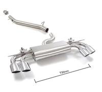Scarico + terminali Ragazzon 50.0877.35 omologato Volkswagen Golf MK7.5 R