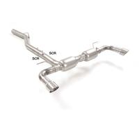 Scarico + terminali Ragazzon 50.0938.60 omologato Alfa Romeo Giulia 952