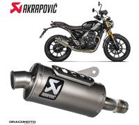 Scarico TRIUMPH SCRAMBLER 400 X ABS 2024 AKRAPOVIC Titanio S-T4SO1-HDT