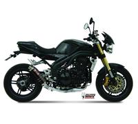 Scarico TRIUMPH SPEED TRIPLE 1050 R / S / RS Mivv Gp Inox Nero T.005.LXB