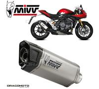 Sistema di scarico MIVV SR-1 con EG-BE Titanio / Acciaio inox