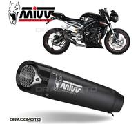 Terminale di scarico MIVV X-M5 Nero per TRIUMPH STREET TRIPLE 660 S 2017 > 2023