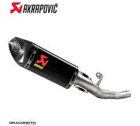 Scarico TRIUMPH STREET TRIPLE 765 R LRH ABS Low 2020-2022 AKRAPOVIC Carbonio ...