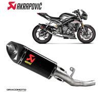 Scarico TRIUMPH STREET TRIPLE 765 S ABS 2017-2020 AKRAPOVIC Carbonio RC S-T7S...