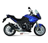 Scarico TRIUMPH TIGER 1050 Mivv Suono Inox Nero T.010.L9