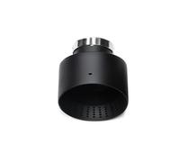Scarico Tubo Marmitta 1 Pezzo In Acciaio Inox Per Marmitta Auto Di Scarico Universale Per VW Per GTI MK7 Per Golf 7 Ugello Di Scarico Nero Opaco(ID51MMOD89MM)