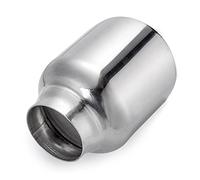 Scarico Tubo Marmitta 2 PZ 63mm-101mm Universal Car Silenziatore Scarico Tubo Punte Scarico Tubo Scarico Tubo Coda Doppia Parete Angolo Taglio Ugello Uscita