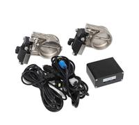 Scarico Tubo Marmitta Kit Valvola Elettronica Per Tubo Di Scarico Auto 51 63 76MM Kit Controller A Pulsante Interruttore Controller Universale(Kit 60mm)