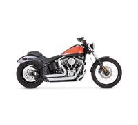 Scarico vance & hines 2-1/2" shortshots sfalsato exh cromo 12-17 softail (esclus