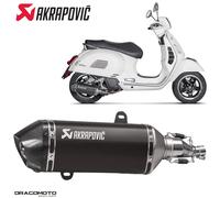 Scarico VESPA GTS 125 IGET ABS Super Tech 2020 AKRAPOVIC Nero S-VE125SO1-HZBL