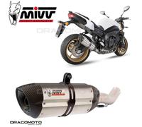 Y.033.L7 - Terminale Scarico Mivv Suono Steel Yamaha FZ8 / Fazer 800 10/12 Omol