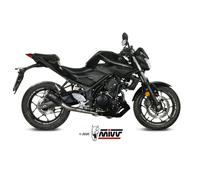 Scarico Completo MIVV Impianto Completo Inox Nero per YAMAHA YZF R3 2015 > 2023