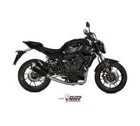 Scarico YAMAHA MT-07 / FZ-07 Mivv Delta Race Inox Nero Y.045.LDRB
