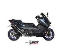 Scarico YAMAHA T-MAX 560 Mivv Oval Inox Nero con Coppa Carbonio Y.073.LVC