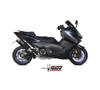 Y.073.LR1XB - Scarico Completo MIVV SR-1 Nero YAMAHA T-MAX 560 (22-23)