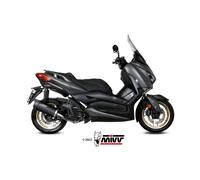 Scarico YAMAHA X-MAX 125 Mivv Mover Inox Verniciato Nero MV.YA.0007.LV