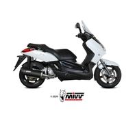 Scarico YAMAHA X-MAX 250 Mivv Mover Inox Verniciato Nero MV.YA.0003.LV