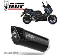 Mivv Mover Yamaha X-max 300 2021-mv.ya.0006.lv Homologated Slip On Muffler Argento Homologated