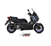 Scarico YAMAHA X-MAX 300 Mivv Mover Inox Verniciato Nero MV.YA.0006.LV